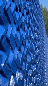 FBC blue evaporative cooling pad