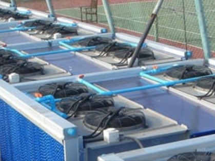 FBC light-blue evaporative cooling pad